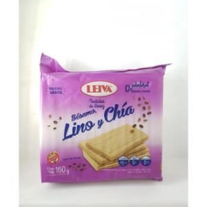LEIVA TOST ARROZ LINO Y CHIA X 160G