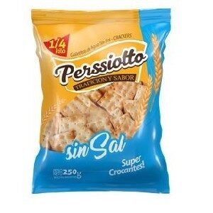PERSSIOTTO CRACKER SIN SAL X 250G