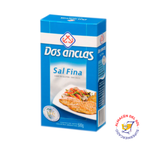 DOS ANCLAS SAL FINA CAJA X 500G