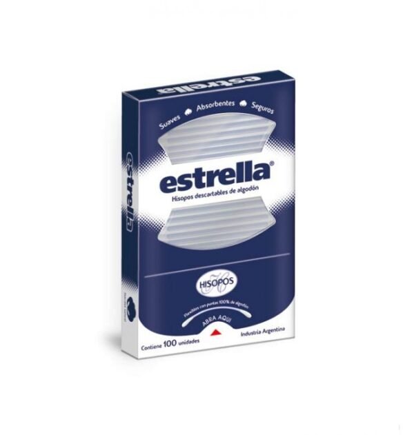 ESTRELLA HISOPOS EST X 100U