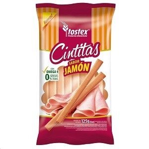 TOSTEX CINTITAS JAMON X 125G