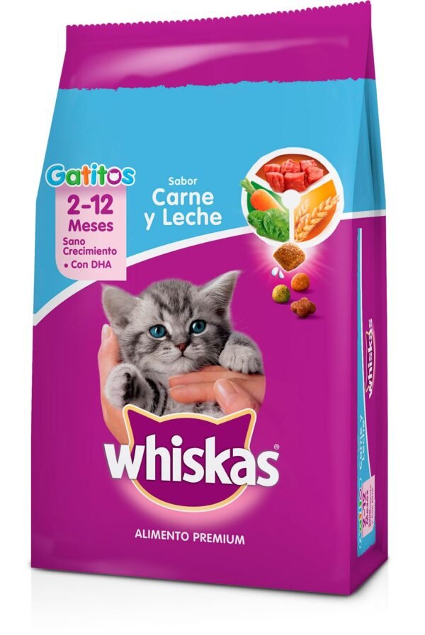 WHISKAS GATITO CAR Y LEC X 500G